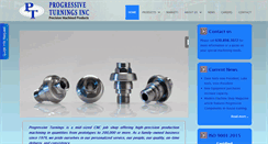 Desktop Screenshot of progressiveturnings.com